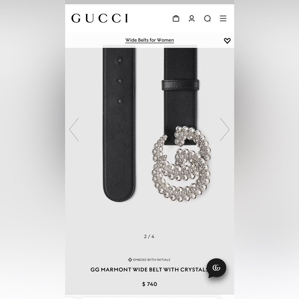 Woman’s Gucci belt